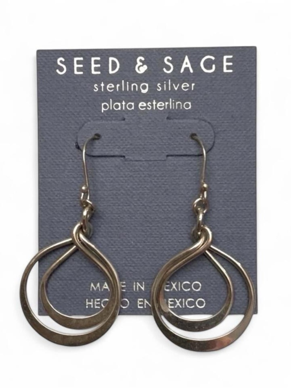 NWT Seed & Sage Sterling Silver Earrings